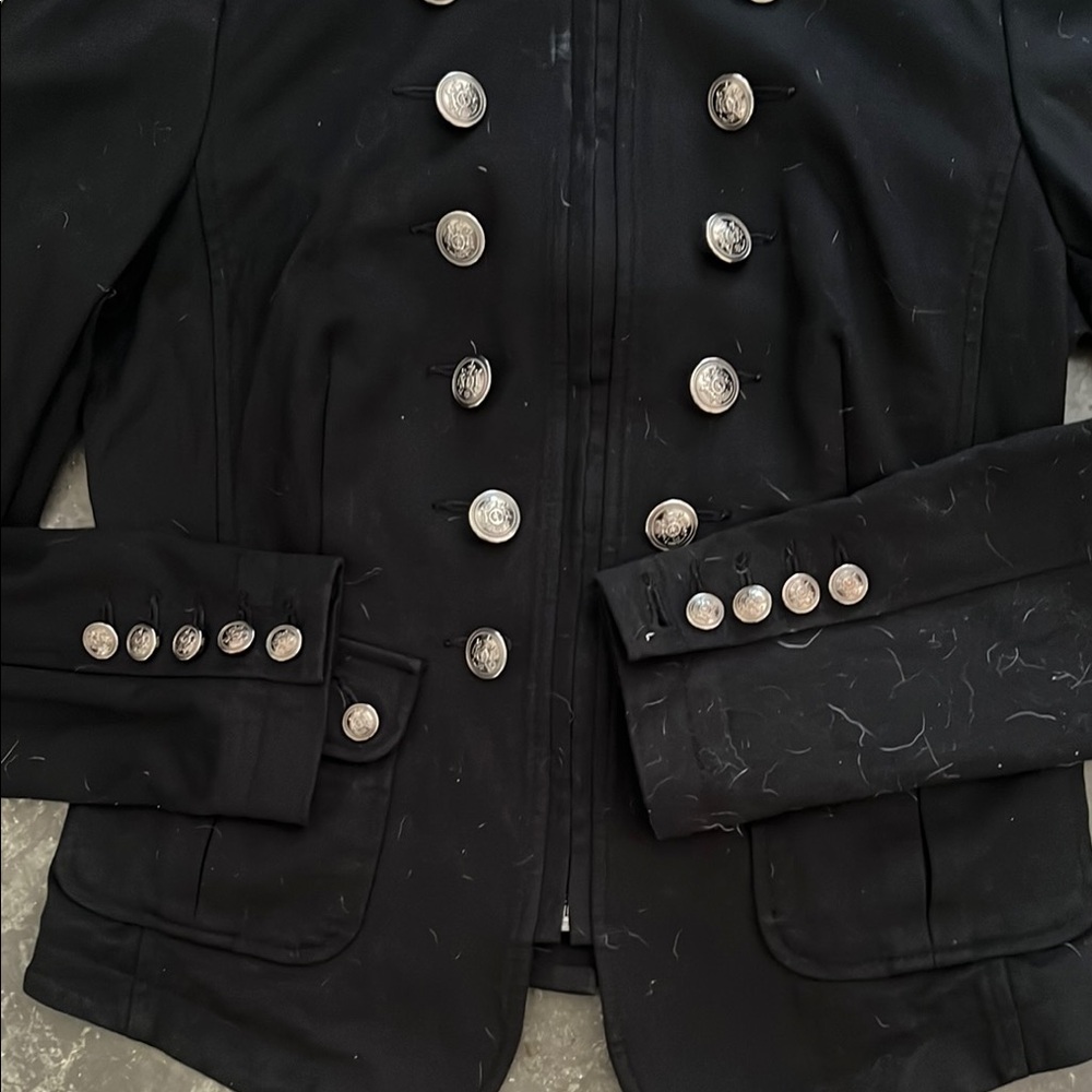 Inc International Concepts Black Military Style J… - image 3